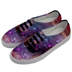 Galaxy Space Star Light Purple Men s Classic Low Top Sneakers