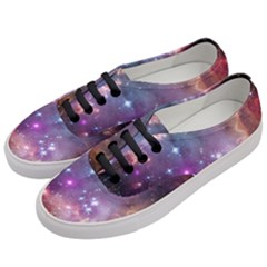 Galaxy Space Star Light Purple Women s Classic Low Top Sneakers