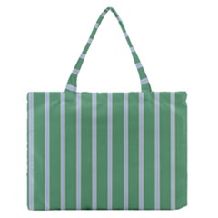 Green Line Vertical Zipper Medium Tote Bag by Mariart
