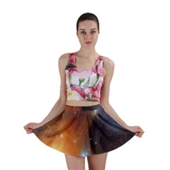 Galaxy Space Star Light Mini Skirt by Mariart