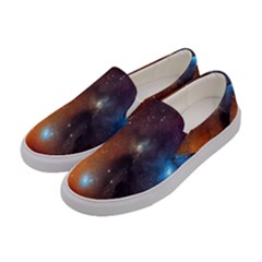 Galaxy Space Star Light Women s Canvas Slip Ons by Mariart