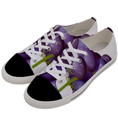 Grape Fruit Women s Low Top Canvas Sneakers by Mariart