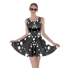 Helmet Original Diffuse Black White Space Skater Dress