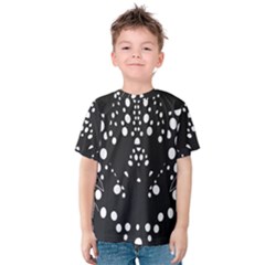 Helmet Original Diffuse Black White Space Kids  Cotton Tee