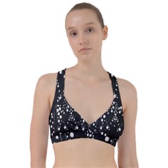 Helmet Original Diffuse Black White Space Sweetheart Sports Bra