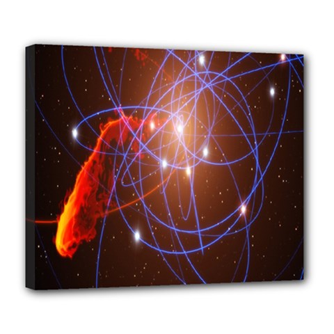Highest Resolution Version Space Net Deluxe Canvas 24  X 20  