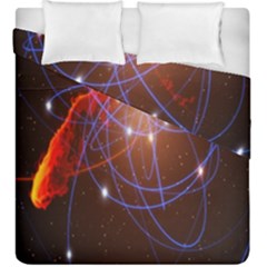 Highest Resolution Version Space Net Duvet Cover Double Side (king Size) by Mariart