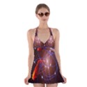 Highest Resolution Version Space Net Halter Swimsuit Dress View1