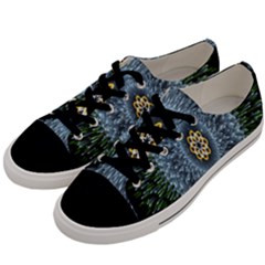 Hipnotic Star Space White Green Men s Low Top Canvas Sneakers