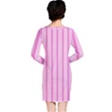 Line Pink Vertical Long Sleeve Nightdress View2