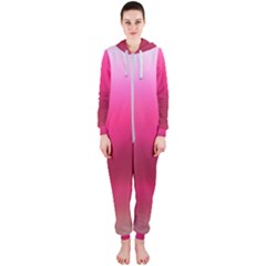 Line Pink Space Sexy Rainbow Hooded Jumpsuit (ladies) 