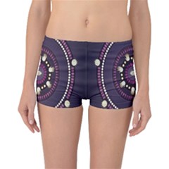 Mandalarium Hires Hand Eye Purple Boyleg Bikini Bottoms by Mariart