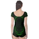 Green Foam Waves Polygon Animation Kaleida Motion Boyleg Leotard  View2