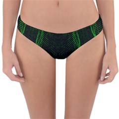 Green Foam Waves Polygon Animation Kaleida Motion Reversible Hipster Bikini Bottoms