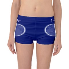 Moon July Blue Space Boyleg Bikini Bottoms