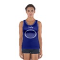 Moon July Blue Space Sport Tank Top  View1