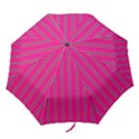 Pink Line Vertical Purple Yellow Fushia Folding Umbrellas View1