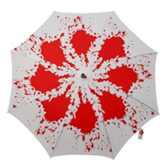 Red Blood Splatter Hook Handle Umbrellas (medium)