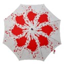 Red Blood Splatter Hook Handle Umbrellas (Small) View1