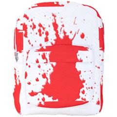 Red Blood Splatter Full Print Backpack