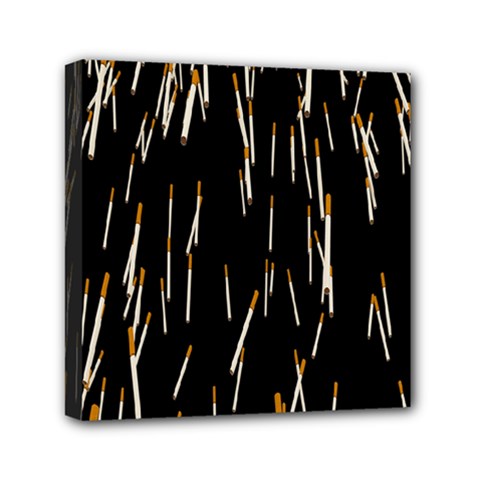 Rain Cigarettes Transparent Background Motion Angle Mini Canvas 6  X 6 