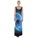 Hole Space Galaxy Star Planet Maxi Thigh Split Dress View2