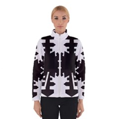 Snowflakes Black Winterwear by Mariart