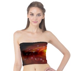 Space Galaxy Black Sun Tube Top