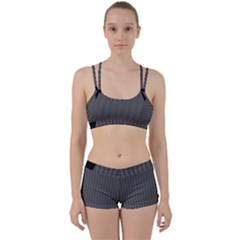 Space Line Grey Black Women s Sports Set by Mariart