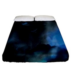Space Star Blue Sky Fitted Sheet (queen Size) by Mariart