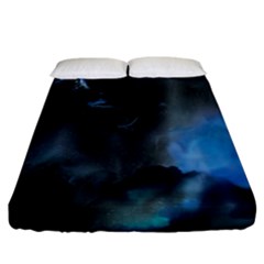 Space Star Blue Sky Fitted Sheet (california King Size) by Mariart