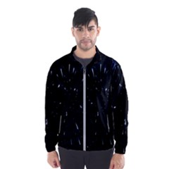 Space Warp Speed Hyperspace Through Starfield Nebula Space Star Line Light Hole Wind Breaker (men)