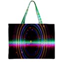 Spectrum Space Line Rainbow Hole Zipper Mini Tote Bag View2