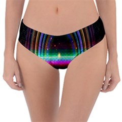 Spectrum Space Line Rainbow Hole Reversible Classic Bikini Bottoms by Mariart