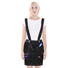 Space Warp Speed Hyperspace Through Starfield Nebula Space Star Hole Galaxy Braces Suspender Skirt by Mariart