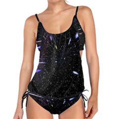 Space Warp Speed Hyperspace Through Starfield Nebula Space Star Hole Galaxy Tankini Set by Mariart