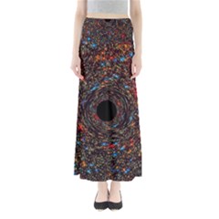 Space Star Light Black Hole Full Length Maxi Skirt by Mariart