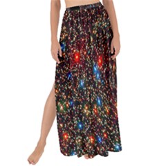 Space Star Light Black Hole Maxi Chiffon Tie-up Sarong by Mariart