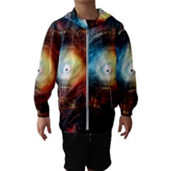 Supermassive Black Hole Galaxy Is Hidden Behind Worldwide Network Hooded Wind Breaker (kids)