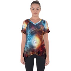 Supermassive Black Hole Galaxy Is Hidden Behind Worldwide Network Cut Out Side Drop Tee by Mariart