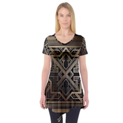 art nouveau Short Sleeve Tunic 