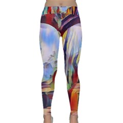 Abstract Tunnel Classic Yoga Leggings