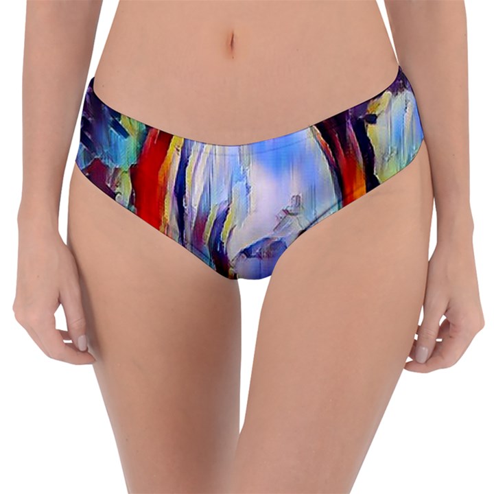 abstract tunnel Reversible Classic Bikini Bottoms