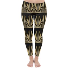 Art Deco Classic Winter Leggings by NouveauDesign