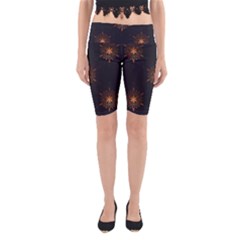 Winter Pattern 11 Yoga Cropped Leggings