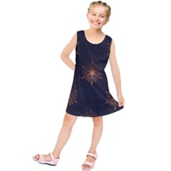 Winter Pattern 11 Kids  Tunic Dress