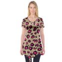 Golden Leopard Short Sleeve Tunic  View1