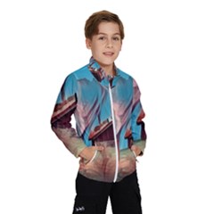 Modern Norway Painting Wind Breaker (kids) by NouveauDesign