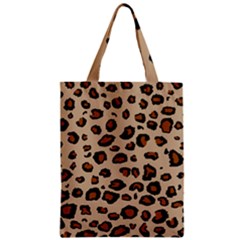 Leopard Print Zipper Classic Tote Bag