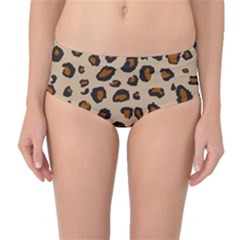 Leopard Print Mid-waist Bikini Bottoms by TRENDYcouture